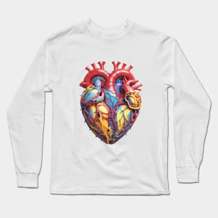 Emotive Men's heart Long Sleeve T-Shirt